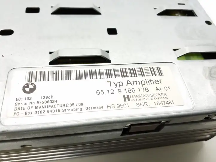 BMW 5 E60 E61 (2004 - 2010) 65129166176 Усилитель звука — фото 6