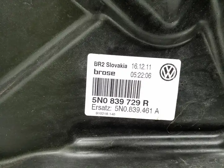 Volkswagen Tiguan (2007 - 2011) 5N0839729R Стеклоподъемник задней двери без мотора — фото 3