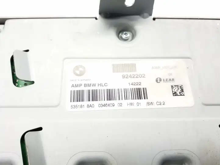 BMW 1 F20 F21 (2011 - 2019) 9242202 Усилитель звука — фото 2