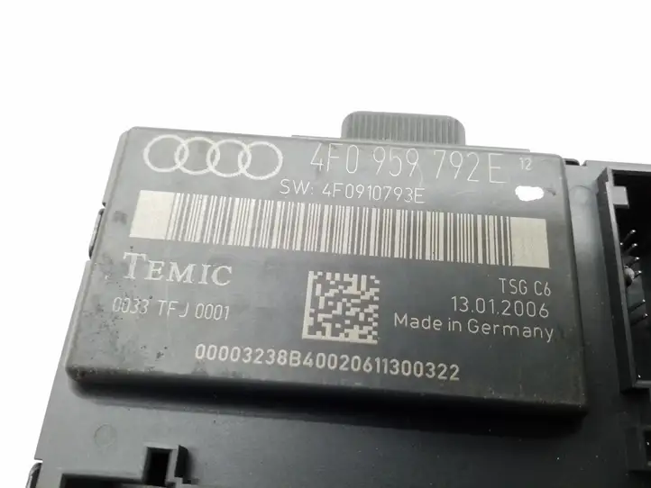 Audi A6 S6 C6 4F (2004 - 2008) 4F0959792E Блок управления дверью — фото 3