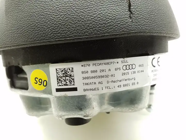 Audi TT TTS RS Mk3 8S (2014 - 2018) 8S0880201A Подушка безопасности руля — фото 4