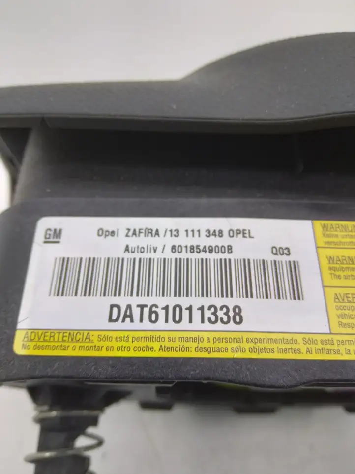 Opel Zafira B (2003 - 2006) 13111348 Подушка безопасности руля — фото 4