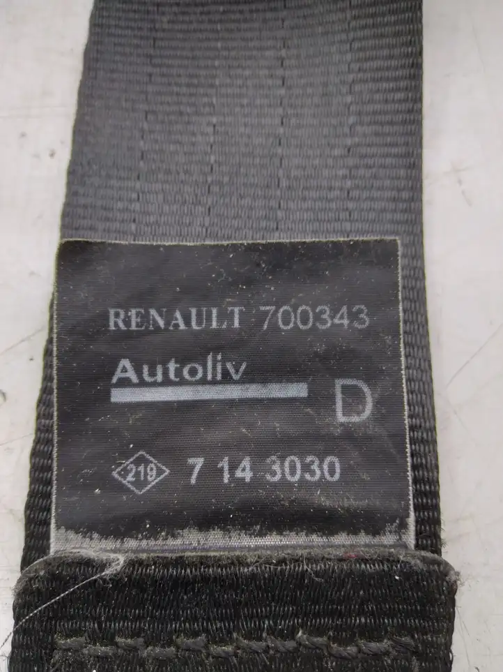 Renault Kangoo I (2003 - 2008) 700343 Задний ремень безопасности — фото 4