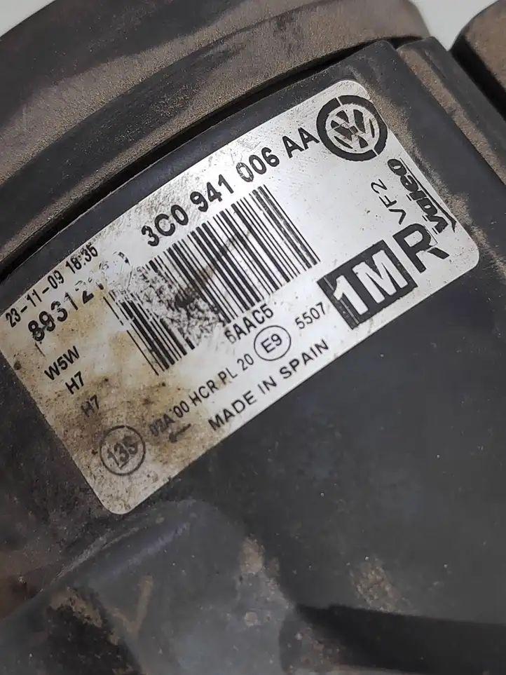 Volkswagen PASSAT B6 (2005 - 2010) 3C09410006AA Передняя фара — фото 9