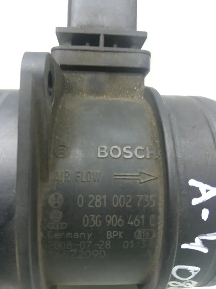 Audi A4 S4 B8 8K (2007 - 2011) 03G906461C Датчик массового расхода воздуха — фото 4
