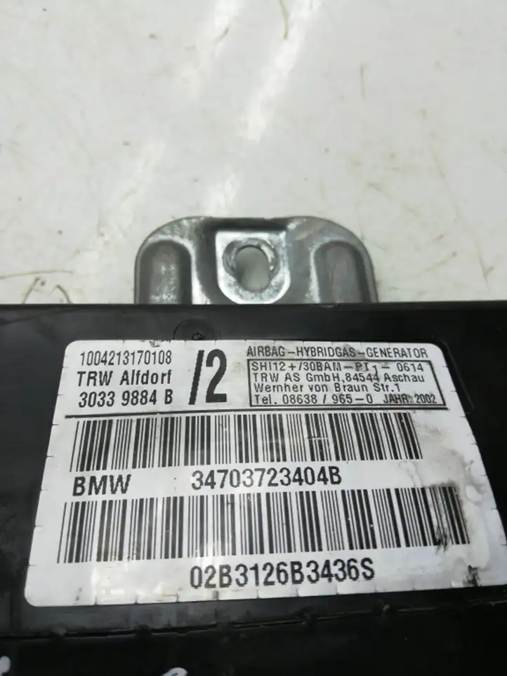 BMW X5 E53 (1999 - 2006) 34703723404B Подушка безопасности двери — фото 4