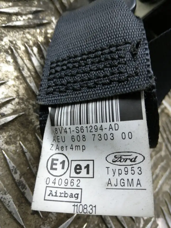 Ford Kuga I (2008 - 2012) 8V41S61294AD Передний ремень безопасности — фото 8