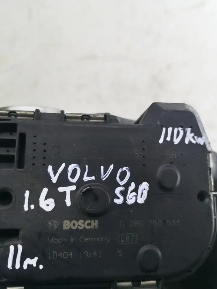 Volvo S60 (2010 - 2013) 0280750534 Дроссельная заслонка — фото 2