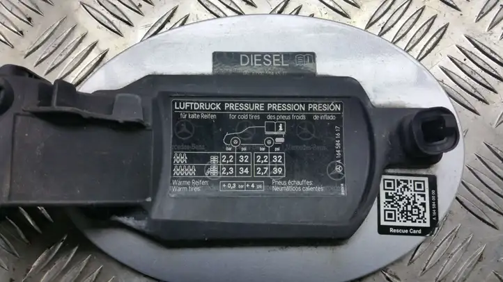 Mercedes-Benz ML W164 (2005 - 2011) A1646300767 Крышка топливного бака — фото 6