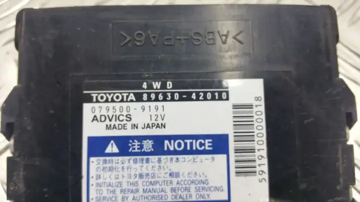 Toyota RAV 4 (XA30) (2006 - 2016) 8963042010 Прочие блоки управления — фото 3