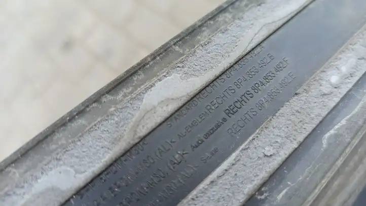 Audi A3/S3 8P (2004 - 2008) 8P4853492 Внутренняя отделка переднего порога — фото 6