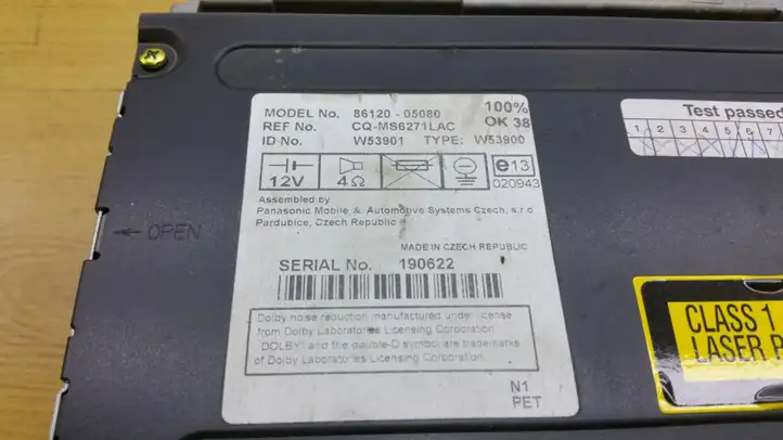 Toyota Avensis T250 (2003 - 2006) 8612005080 Магнитола / мультимедийная система — фото 4