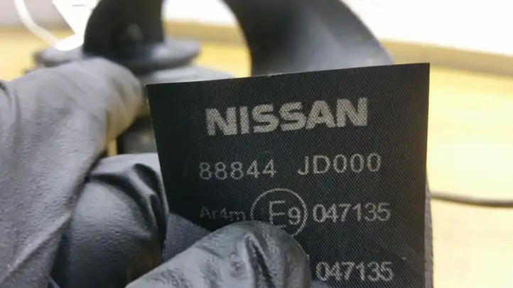 Nissan Qashqai (2006 - 2010) 88844JD000 Задний ремень безопасности — фото 4