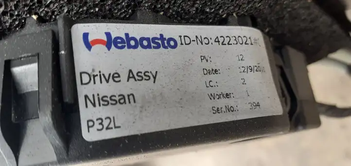 Nissan Qashqai (2010 - 2013) 91686JD01002 Комплект люка крыши — фото 5
