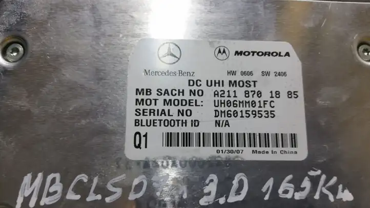 Mercedes-Benz CLS C219 (2003 - 2011) A2118701885 Bluetooth модуль — фото 3