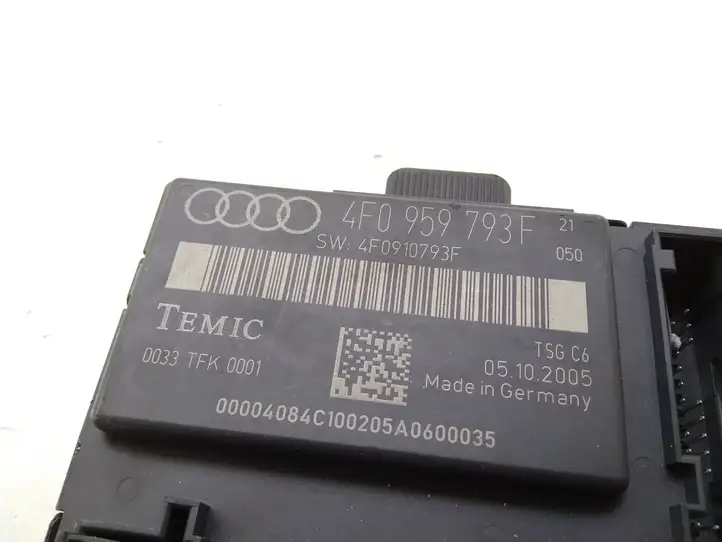 Audi A6 S6 C6 4F (2004 - 2008) 4F0959793F Блок управления дверью — фото 5