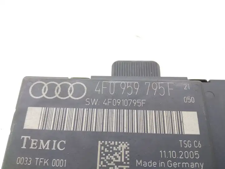 Audi A6 S6 C6 4F (2004 - 2008) 4F0959795F Блок управления дверью — фото 4