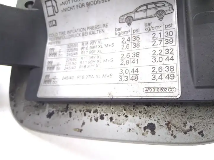 Audi A6 S6 C6 4F (2004 - 2008) 4F9010502CC Крышка топливного бака — фото 5