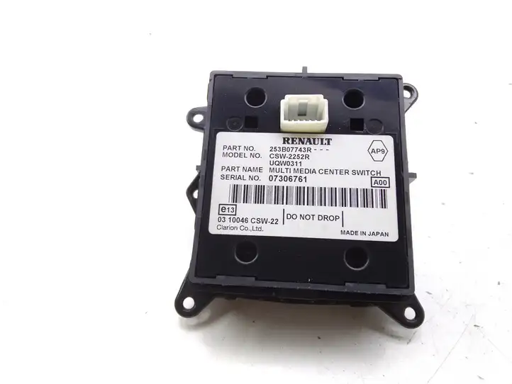 Renault Latitude (L70) (2010 - 2014) 253B07743R Мултифункционный включатель управления / ручка — фото 4