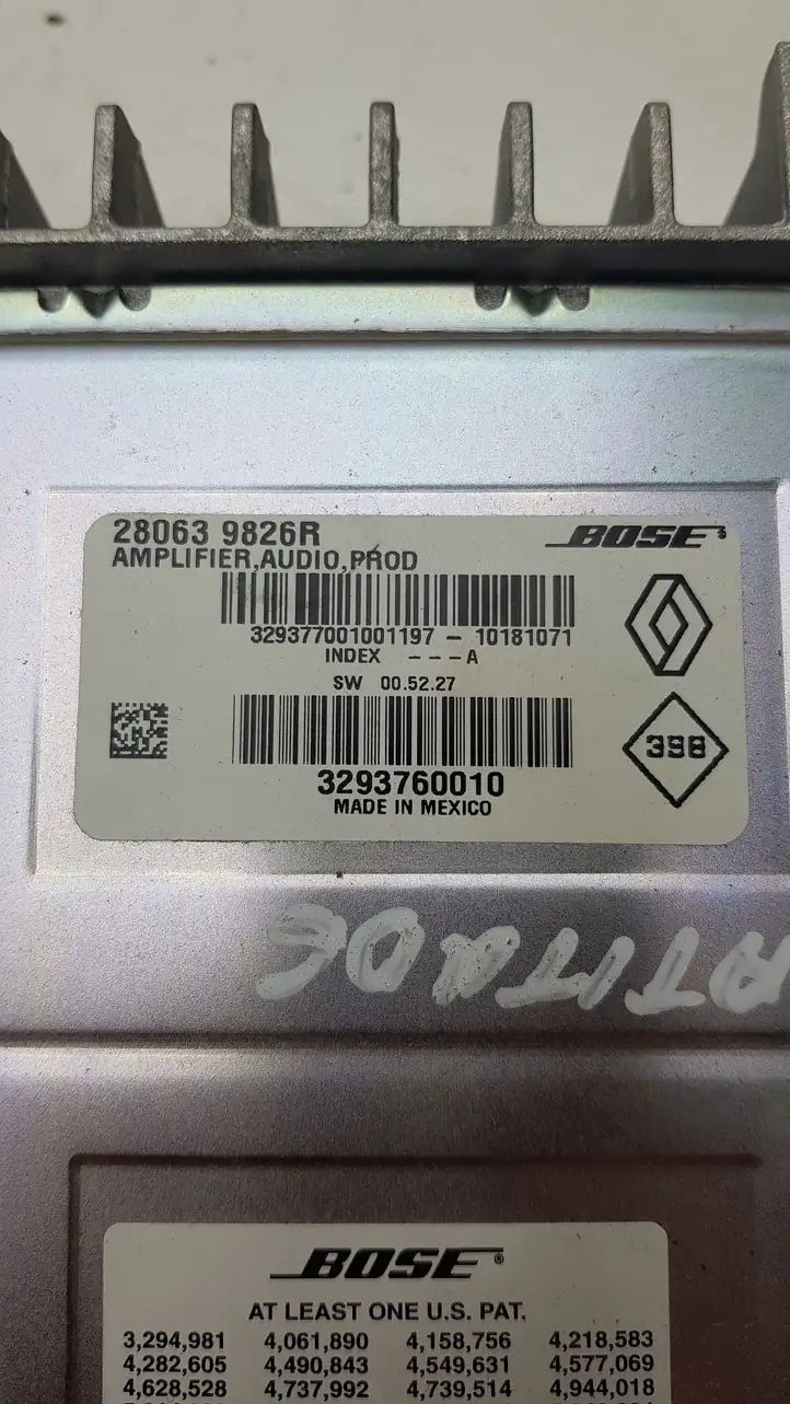 Renault Latitude (L70) (2010 - 2014) 280639826R Усилитель звука — фото 3