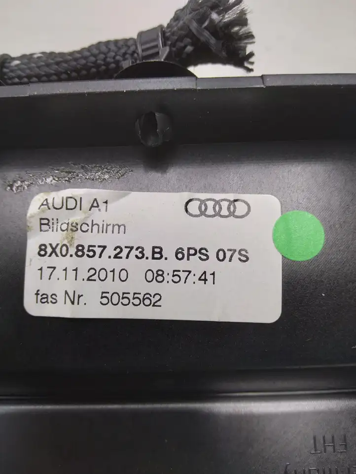 Audi A1 (2010 - 2014) 8X0857273B Дисплей / маленький экран — фото 5