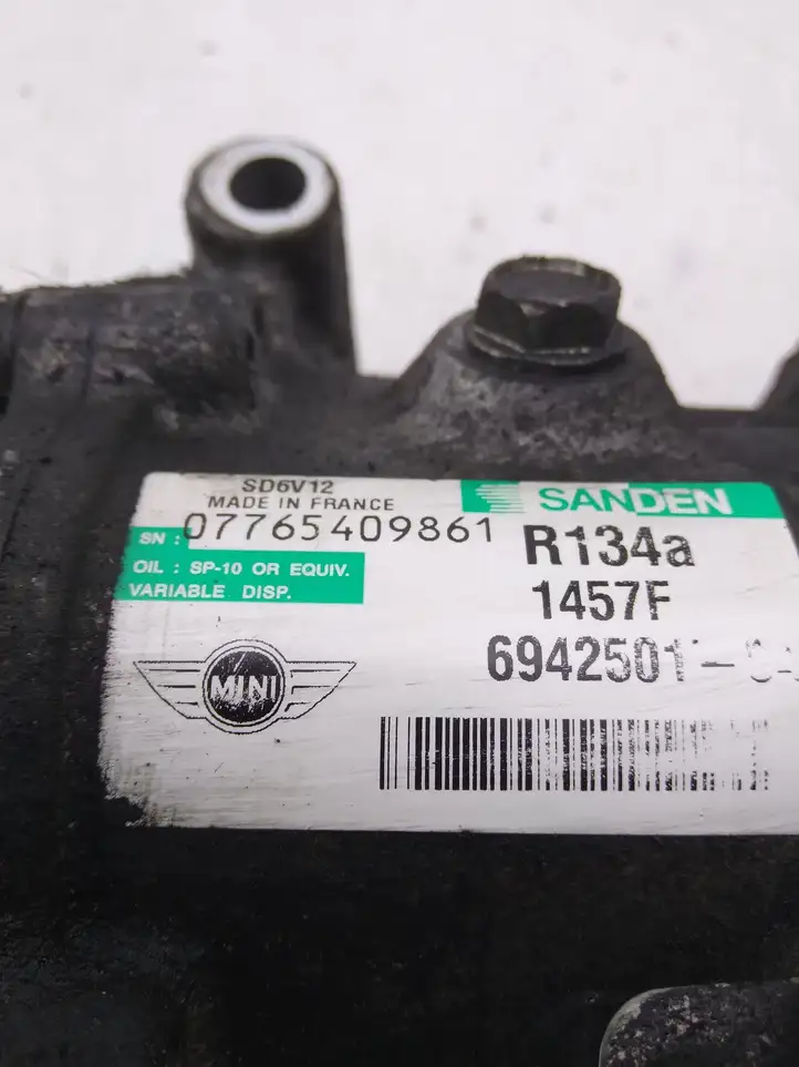 Mini One Cooper Coupe R56 (2004 - 2014) 07765409861 Компрессор (насос) кондиционера воздуха — фото 5