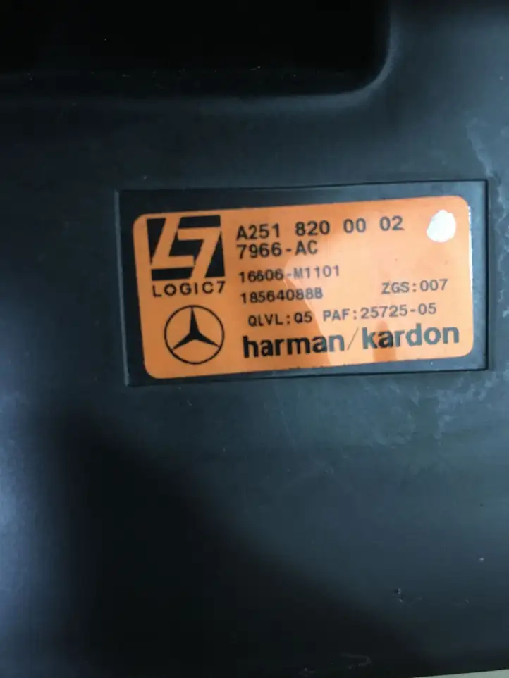 Mercedes-Benz R W251 (2005 - 2013) A2518200002 Комплект аудиосистемы — фото 2