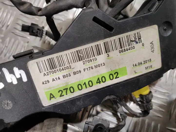 Mercedes-Benz CLA C117,X117,W117 (2013 - 2019) A2700104002 Проводка двигателя — фото 3