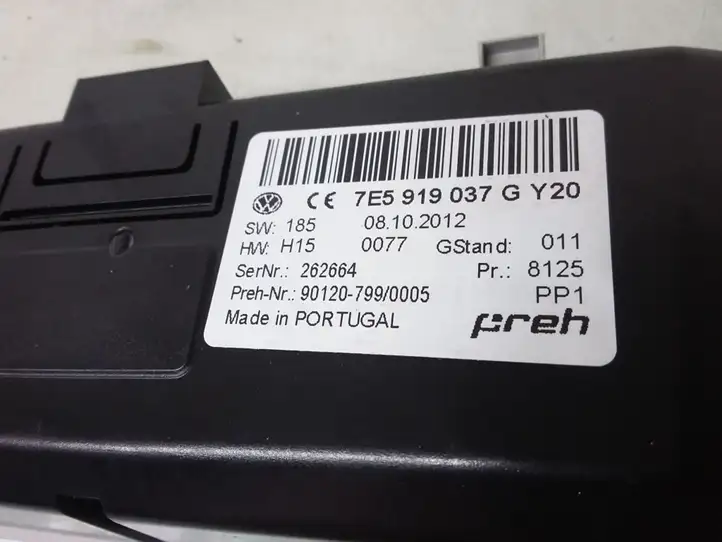 Volkswagen Multivan T5   7E5919037G Нагреватель (webasto) пульт дистанционного управления