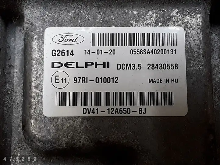 Ford Kuga II (2013 - 2019) dv4112a650bj Блок управления двигателем (ЭБУ) — фото 3