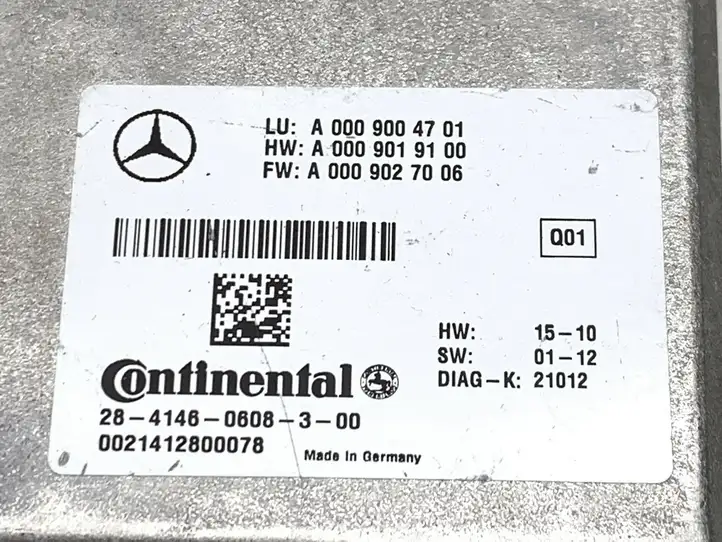 Mercedes-Benz GL X166 (2013 - 2019) A0009004701 Блок управления парктрониками — фото 6