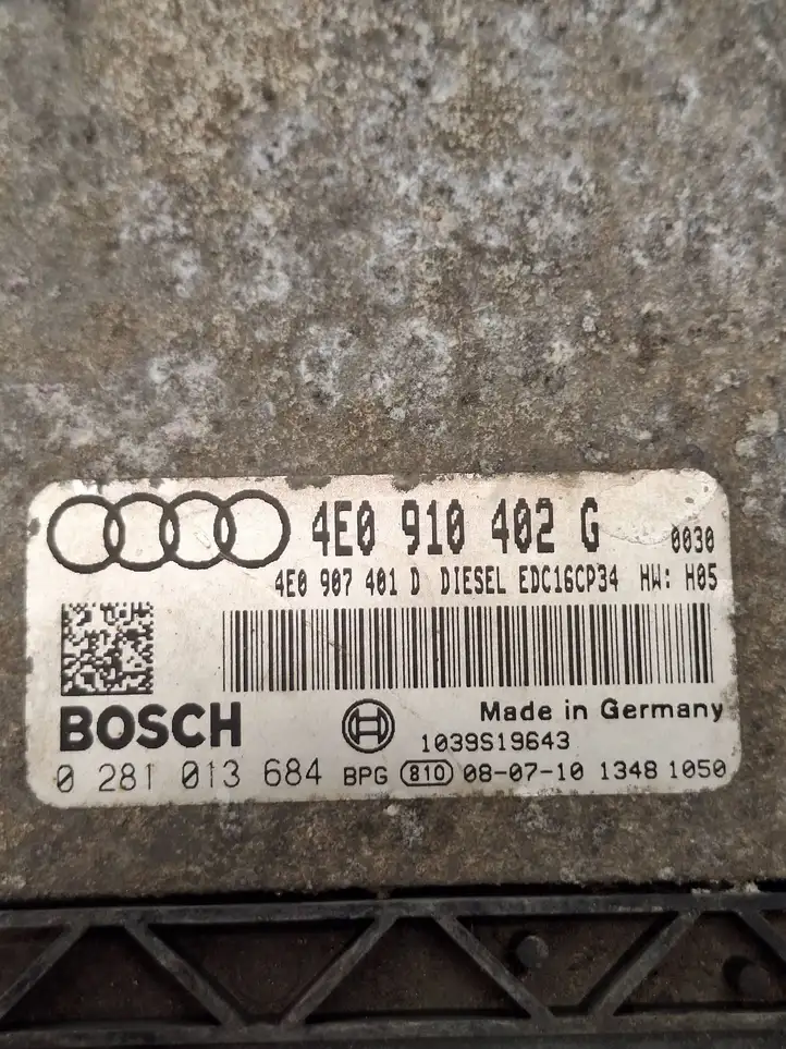 Audi A8 S8 D3 4E (2005 - 2007) 4E0910402g Прочие блоки управления — фото 4
