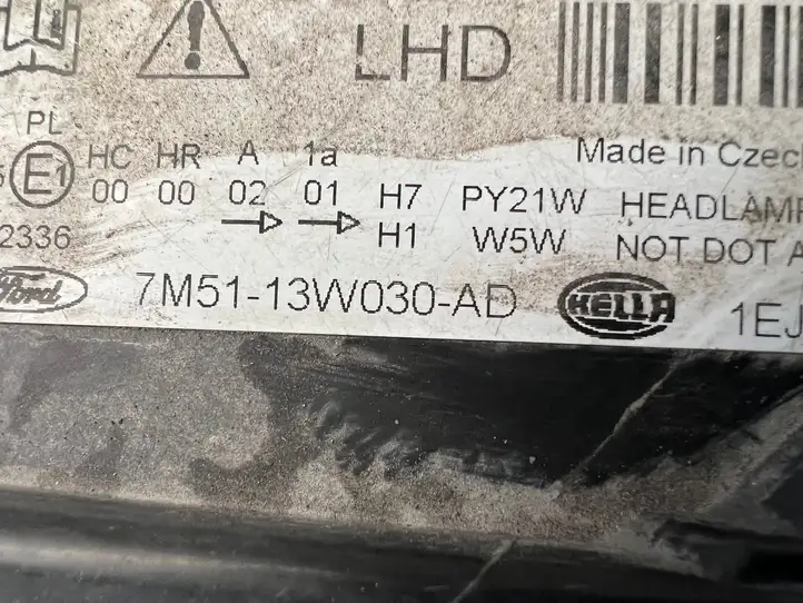 Ford C-MAX I (2007 - 2010) 7M5113W030AD Передняя фара — фото 5