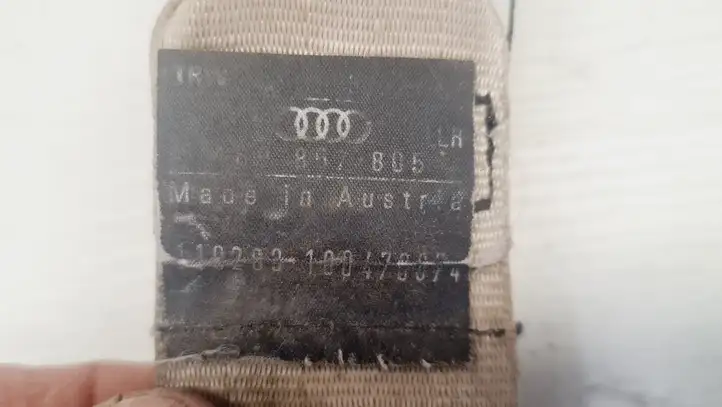 Audi A6 S6 C5 4B (2001 - 2004) 4B9857805 Задний ремень безопасности — фото 5