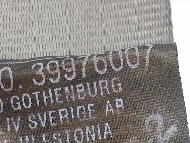 Volvo S60 (2000 - 2004) 57052120L Задний ремень безопасности — фото 3