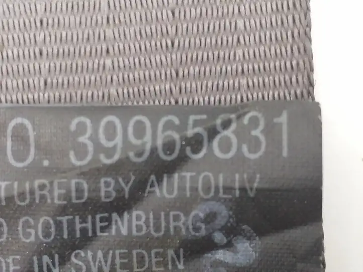 Volvo S60 (2000 - 2004) 570521200L Задний ремень безопасности — фото 13