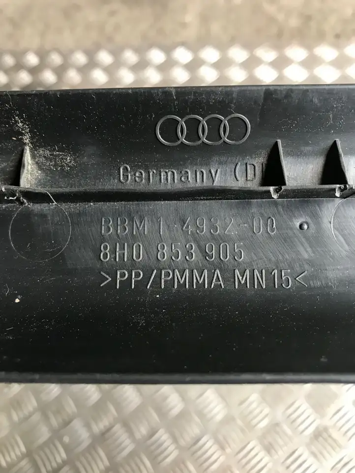 Audi A4 S4 B7 8E 8H (2004 - 2009) 8H0853905 Внутренняя отделка переднего порога — фото 4