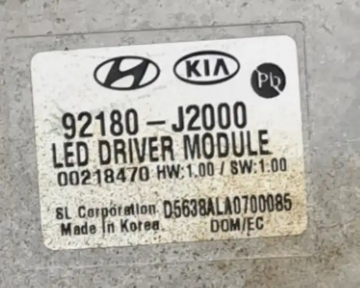 Kia Soul (2019 - ) 92180J2000 Передняя фара — фото 4