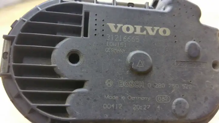 Volvo S60 (2010 - 2013) 31216665 Дроссельная заслонка — фото 4