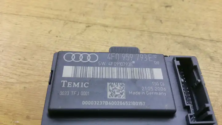 Audi A6 S6 C6 4F (2004 - 2008) 4F0959793E Блок управления дверью — фото 2