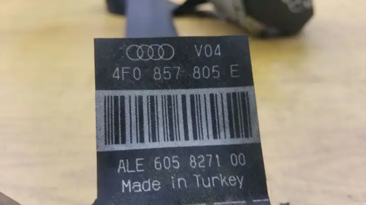 Audi A6 Allroad C6 (2006 - 2008) 4F0857805E Задний ремень безопасности — фото 3