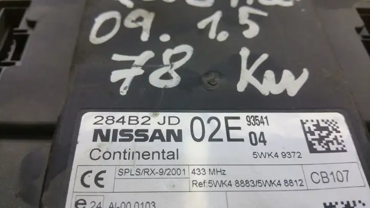 Nissan Qashqai (2006 - 2010) 284B2JD02E Модуль комфорта — фото 4