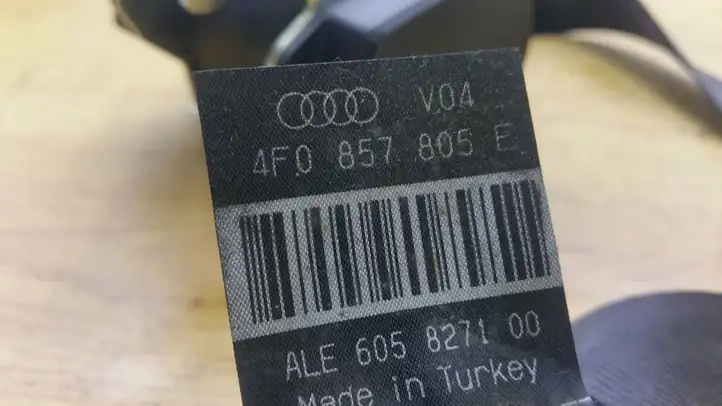 Audi A6 Allroad C6 (2006 - 2008) 4F0857805E Задний ремень безопасности — фото 4