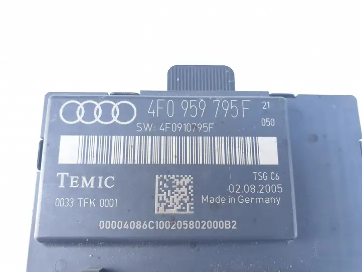 Audi A6 S6 C6 4F (2004 - 2008) 4F0959795F Блок управления дверью — фото 4