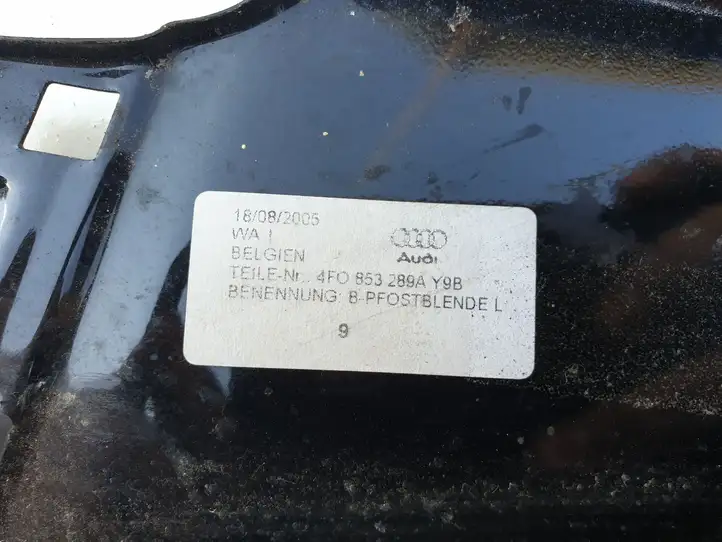 Audi A6 S6 C6 4F (2004 - 2008) 4F0853289A Накладка порога — фото 3