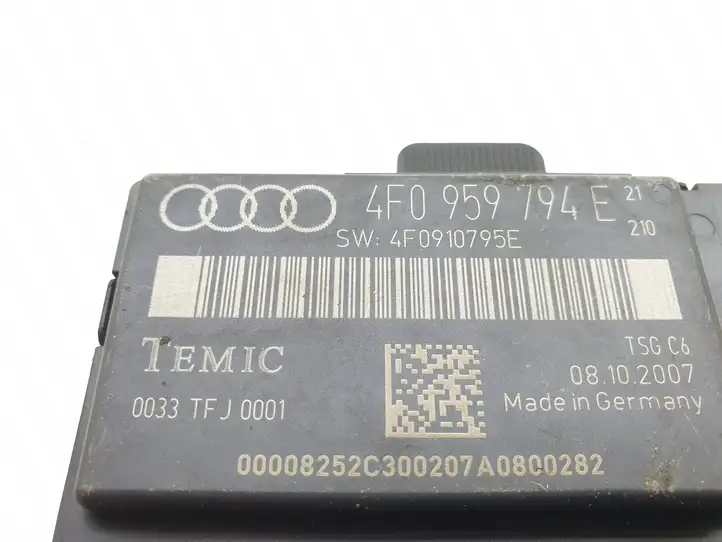 Audi A6 S6 C6 4F (2004 - 2008) 4F0959794E Блок управления дверью — фото 4