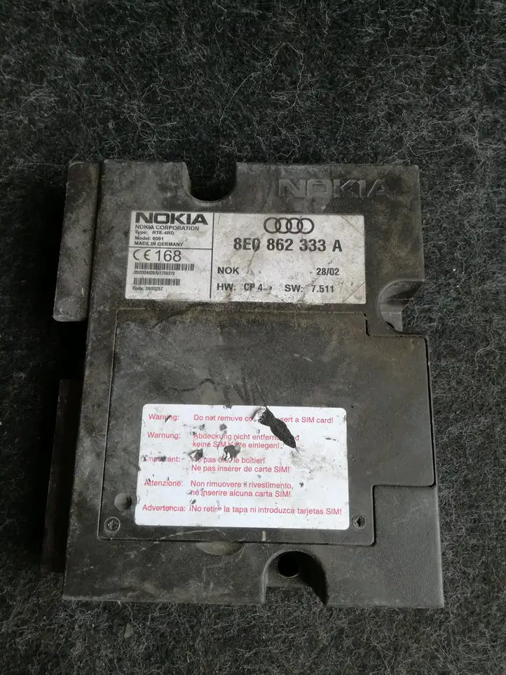 Audi A6 Allroad C5 (2000 - 2006) 8E0862333A Блок GSM — фото 1