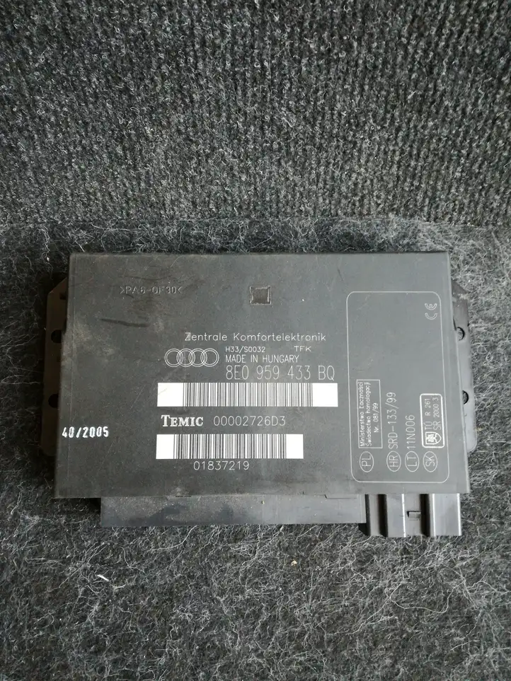 Audi A4 S4 B8 8K (2007 - 2011) 8E0959433BQ Модуль комфорта — фото 1