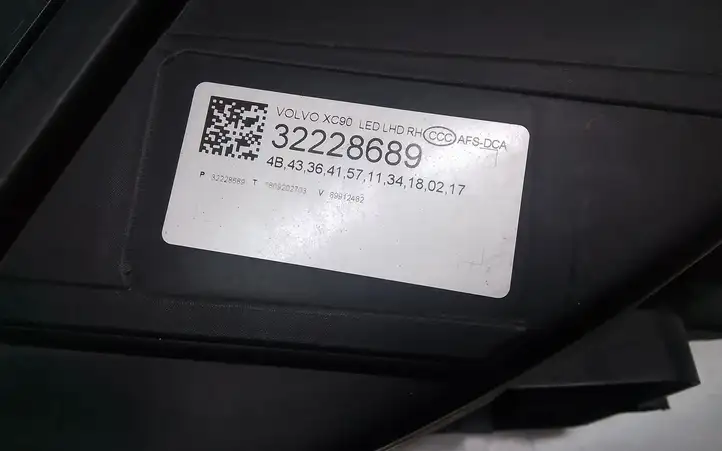 Volvo XC90 (2014 - 2019) 32228698 Передняя фара — фото 8