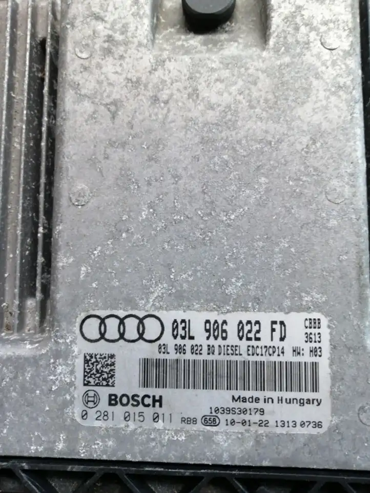 Audi A3/S3 8P (2008 - 2013) 03L906022FD Блок управления двигателем (ЭБУ) — фото 2